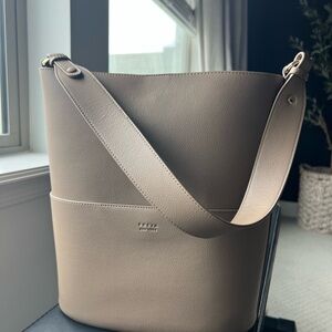Freja Taupe Shoulder Bag